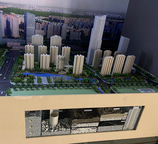 双峰县建筑模型